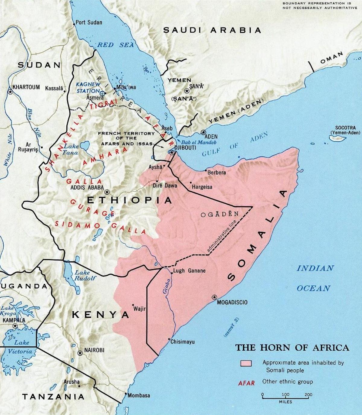 ipar ekialdeko Kenya mapa