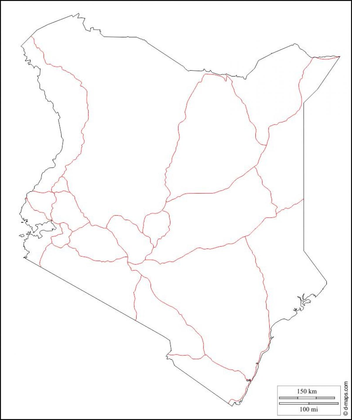 Kenya hutsik mapa