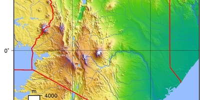 Kenya kota mapa