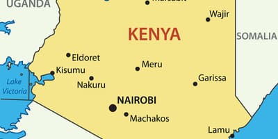 Mapa herriko Kenya