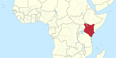 Mapa Kenya mapa bektorea