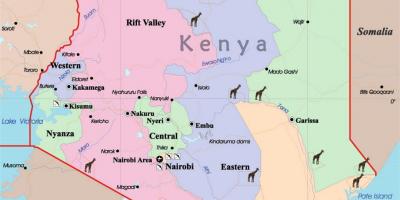 Mapa handi Kenya